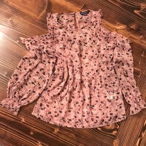 American Eagle cold shoulder blouse.